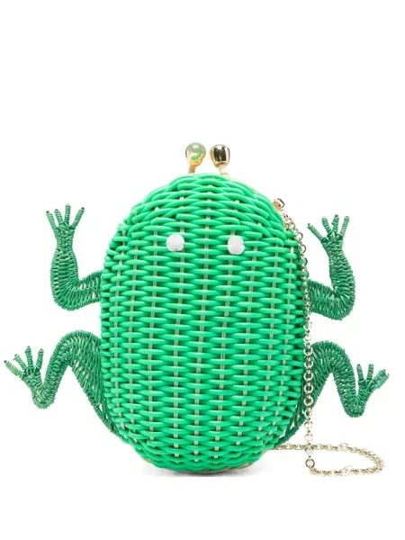 Чанта тип портмоне Serpui зелено