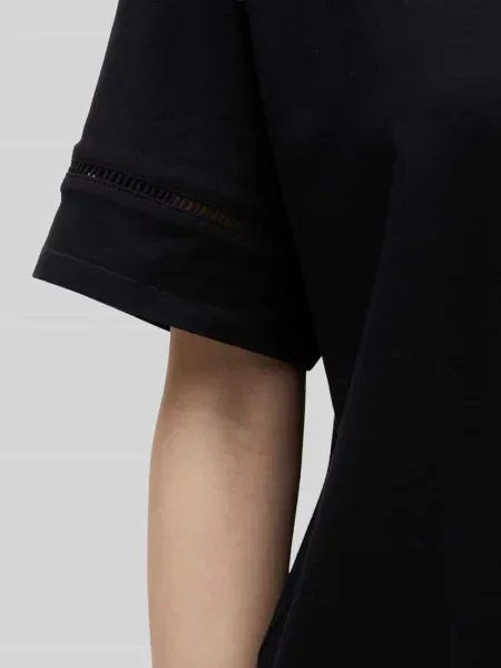 T-shirty o kroju relaxed fit z mieszanki bawełny Marc O'polo czarna