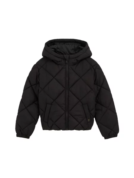 WE Fashion Geacă de primăvară-toamnă negru