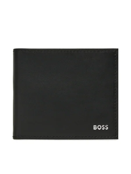 Kožená peňaženka BOSS čierna