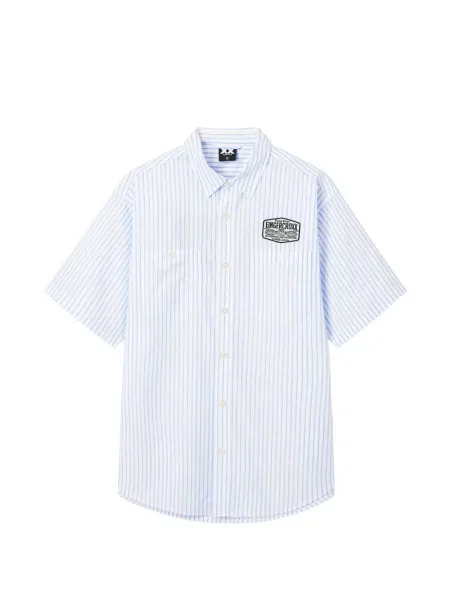 Риза Fingercroxx на райета бяло