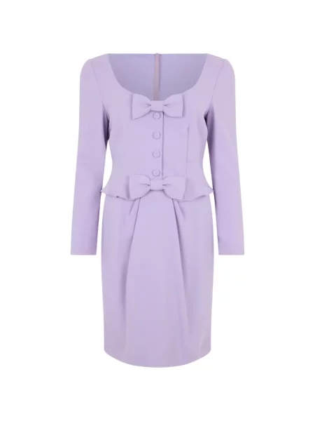 Rochie mini Moschino cu funde violet