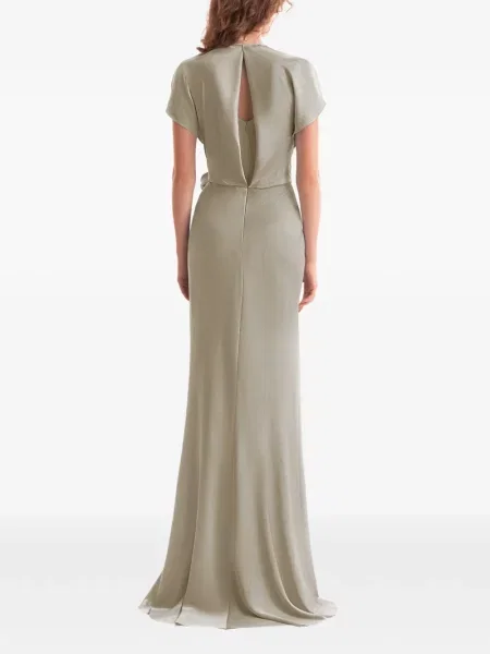 Rochie Gemy Maalouf cu model floral drapată