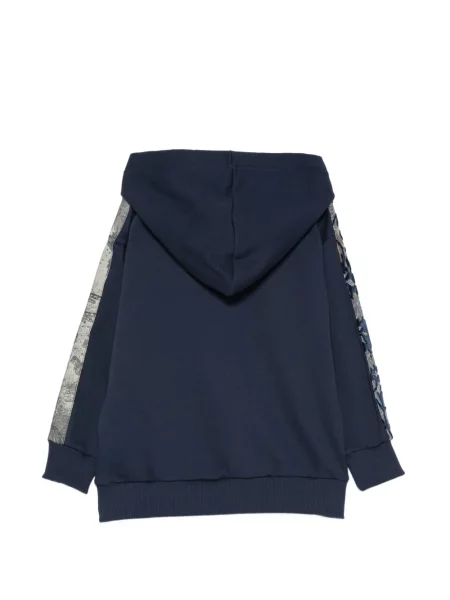Bluza z kapturem dziecięca Etro niebieska