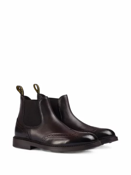 Brogues Doucal's din piele roșu