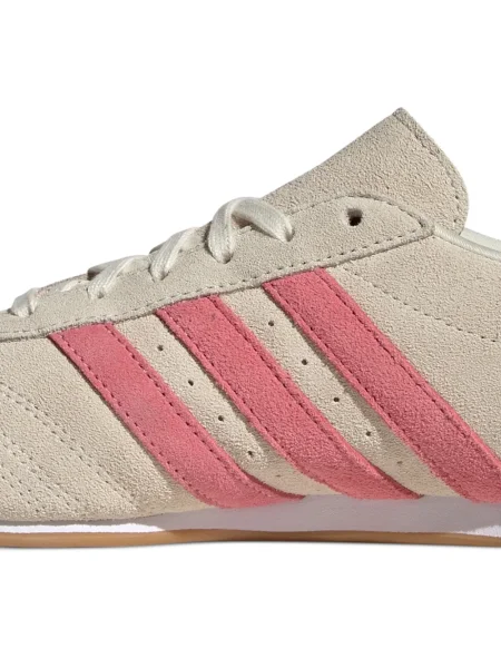 Бягане презрамки тениска Adidas на райета бяло