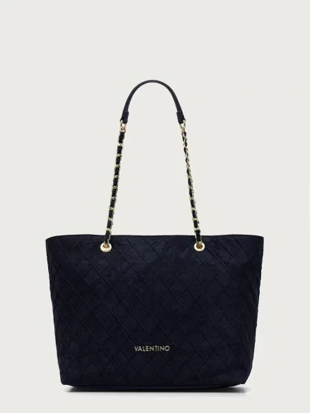 Valentino Bags torebka shopper MAKENA granatowa