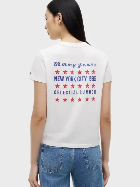 Футболка Tommy Jeans біла
