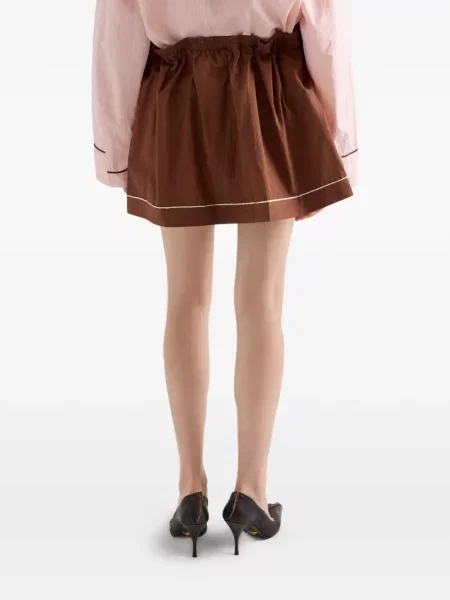 Fusta mini Prada maro
