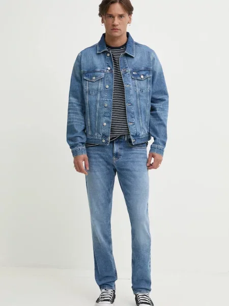 Rifle Tommy Jeans modrá