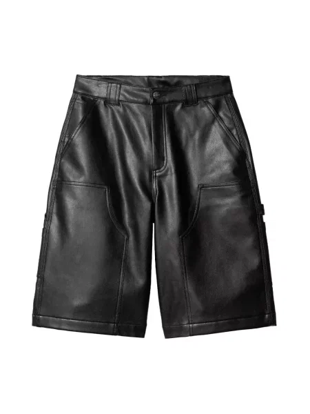 Szorty Carhartt Wip skórzane czarne