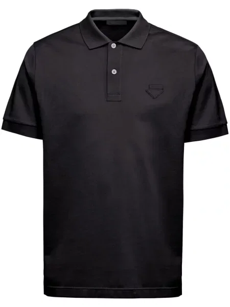 Tricou polo Prada negru