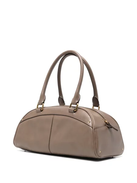 Geantă shopper Chloé din piele maro