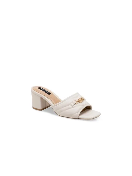 Pantofle Nine West bílé