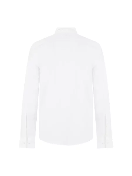 Koszula casualowa o kroju slim fit z mieszanki bawełny model ‘ERMO’ Hugo biała
