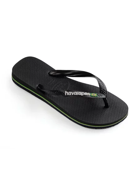 Havaianas Japonki BRASIL LOGO czarne