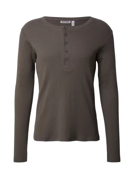 WEEKDAY Tričko šedá