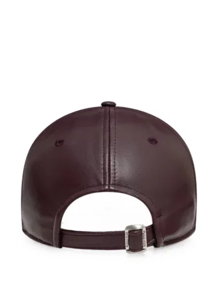 Șapcă New Era Cap din piele roșu
