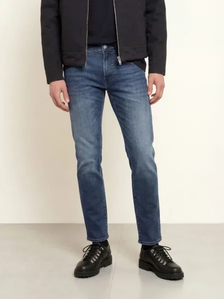 Replay Jeansy O Kroju Slim Fit blau niebieskie