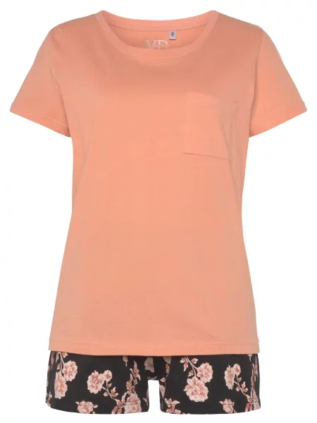 VIVANCE Kratke hlače za spanje Dreams korala črna