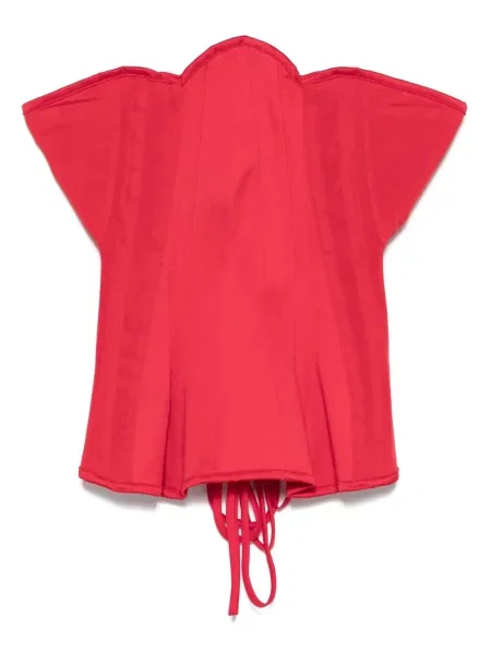 Korzetové tílko Agent Provocateur červené