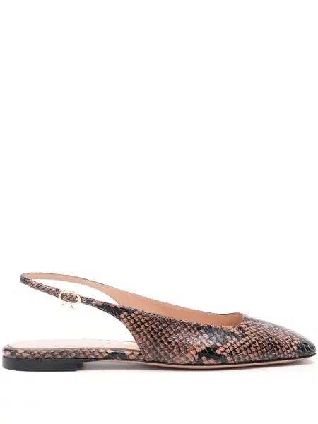 Balerini Gianvito Rossi din piele negru
