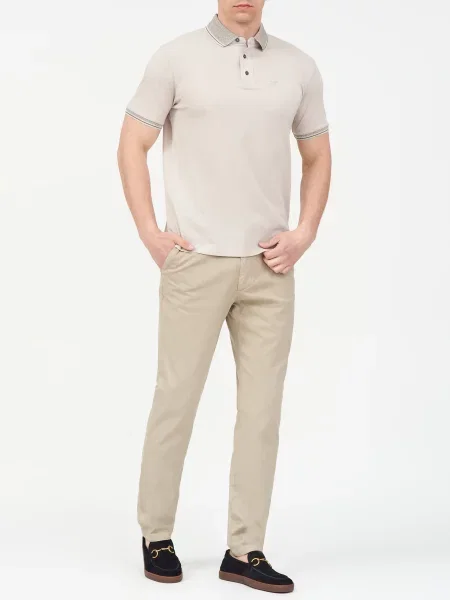 Поло Emporio Armani бежевое