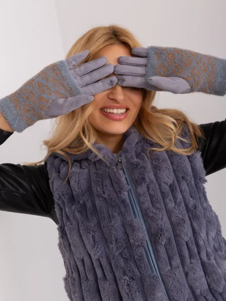 Mănuși Fashionhunters gri