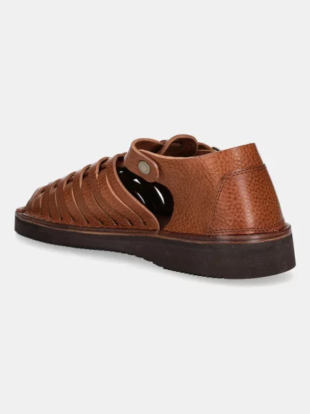 Fracap sandały skórzane Sandals brązowe