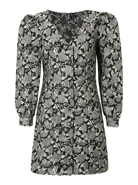 Pieces Petite Rochie tip bluză MERCY gri negru