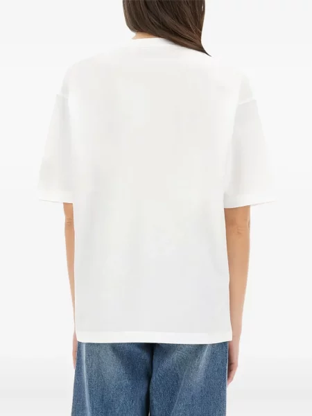 Krótka koszulka Aspesi biała