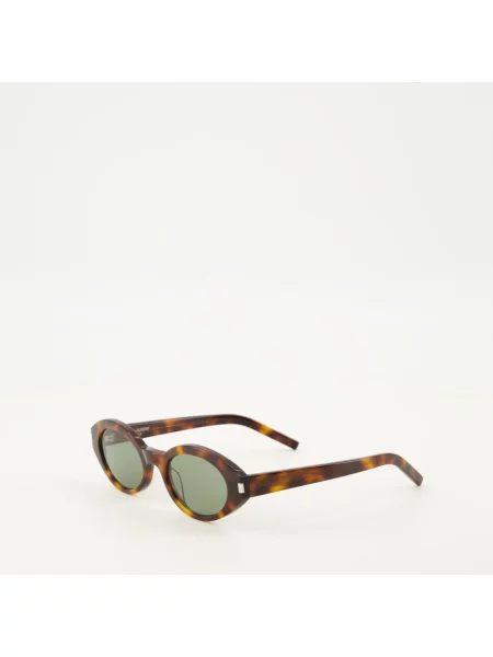 Okulary przeciwsłoneczne Saint Laurent brązowe