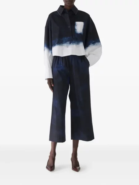 Cămașă Jason Wu Collection cu imagine albastru