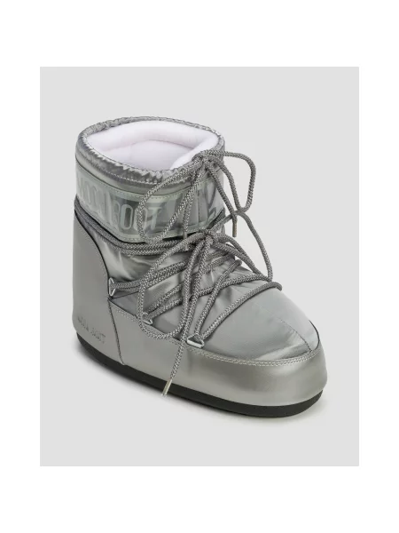 Dámske snehule Moon Boot Icon Low Glance silver sivá