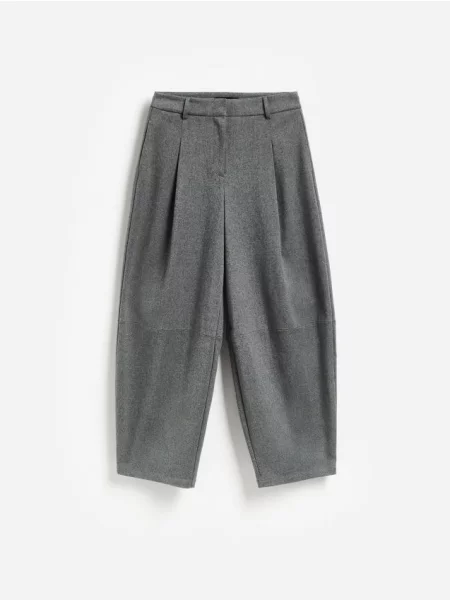 Reserved Pantaloni balloon cu gri-închis gri