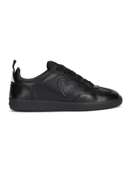 Sneakersy Love Moschino skórzane czarne