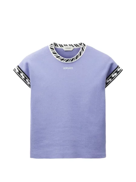 Tricou Versace tricotate violet