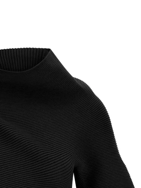 Top Issey Miyake asimetric negru