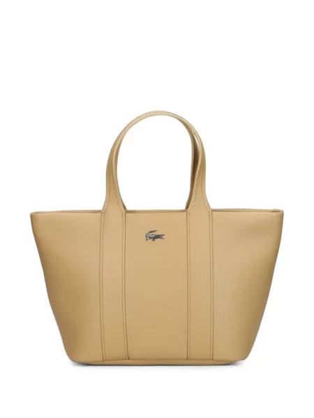 Geantă shopper Lacoste cu autograf
