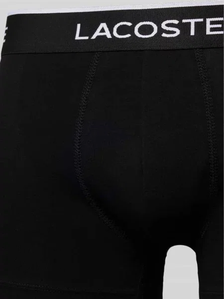 Bokserki Lacoste 5 par black czarne