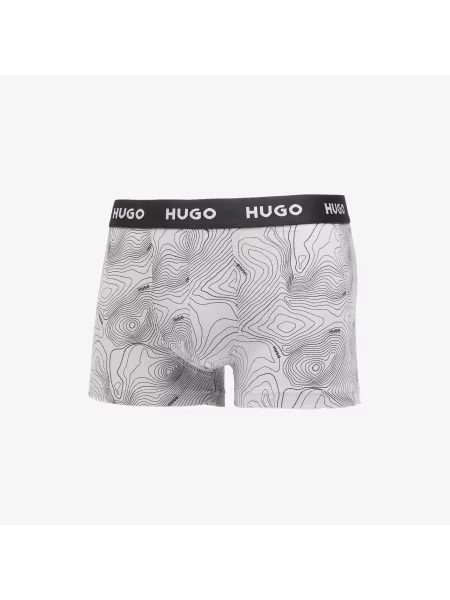 Bokserki Hugo Boss Trunk Triplet Design Black L czarne