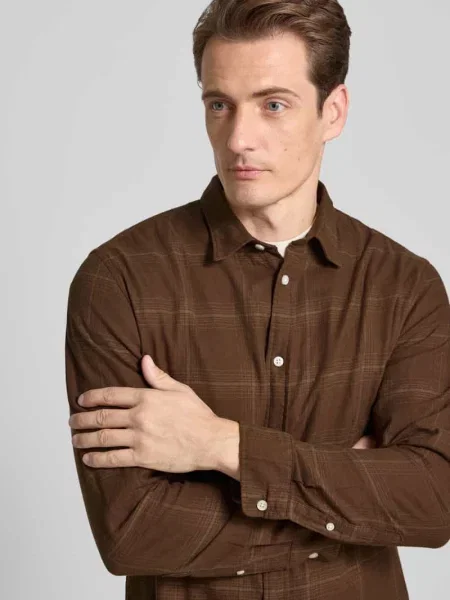 Koszula casualowa o kroju slim fit z czystej bawełny model ‘SLIMOWEN’ Selected Homme