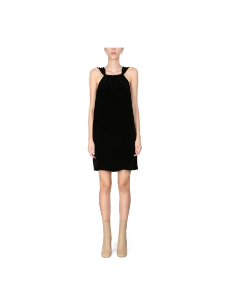 Sukienka Boutique Moschino bez rękawów czarna