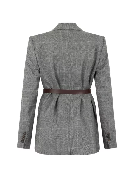 Sacou Max Mara de lână gri