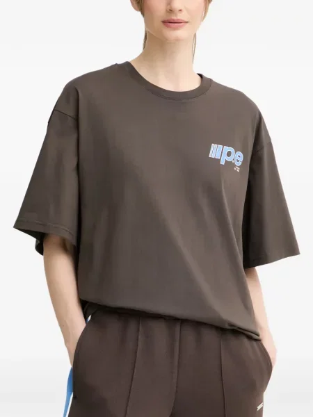 Tricou P.e Nation cu imagine maro