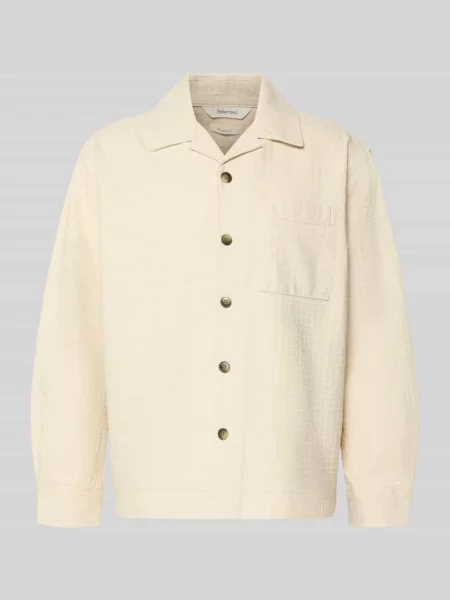 Koszula casualowa o kroju relaxed fit z czystej Bawełny Model RLXRAY' Selected Homme