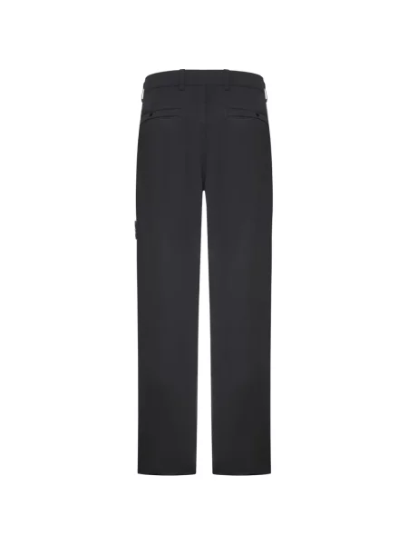 Pantaloni Stone Island cu strasuri negru
