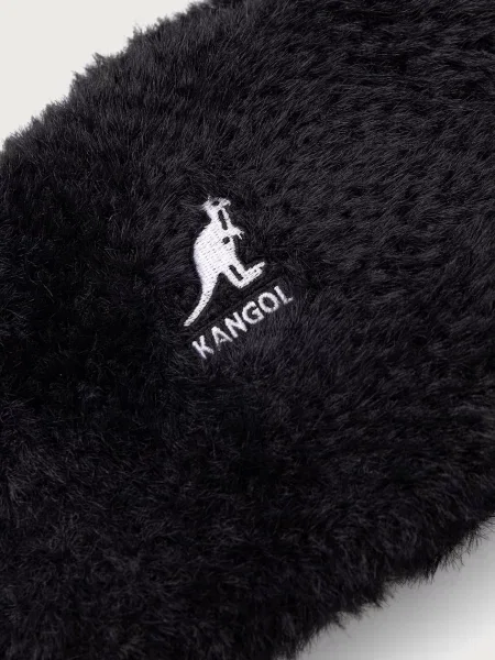 Blană artificială căciulă Kangol negru