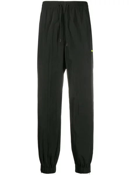 Běžecké kalhoty Msgm s autogramem černé