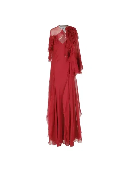 Sukienka Alberta Ferretti czerwona